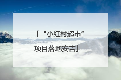 “小红村超市”项目落地安吉