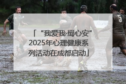 “我爱我·蜀心安”2025年心理健康系列活动在成都启动