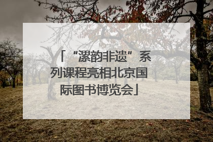 “漯韵非遗”系列课程亮相北京国际图书博览会