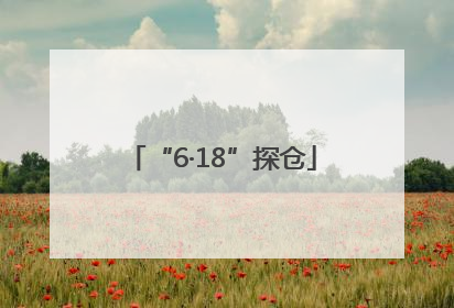 “6·18”探仓