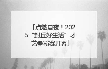 点燃夏夜！2025“封丘好生活”才艺争霸赛开幕