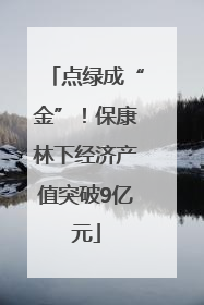 点绿成“金”！保康林下经济产值突破9亿元