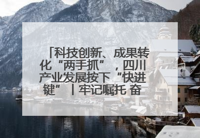 科技创新、成果转化“两手抓”，四川产业发展按下“快进键”丨牢记嘱托 奋力打造两高地两基地一屏障
