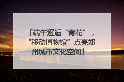 端午邂逅“青花”，“移动博物馆”点亮郑州城市文化空间