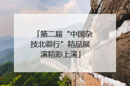第二届“中国杂技北疆行”精品展演精彩上演