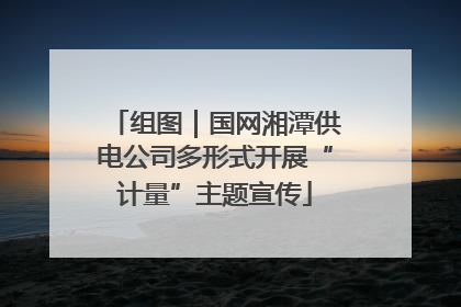 组图｜国网湘潭供电公司多形式开展“计量”主题宣传