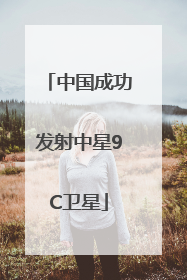 中国成功发射中星9C卫星