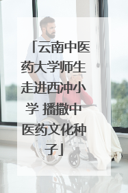 云南中医药大学师生走进西冲小学 播撒中医药文化种子