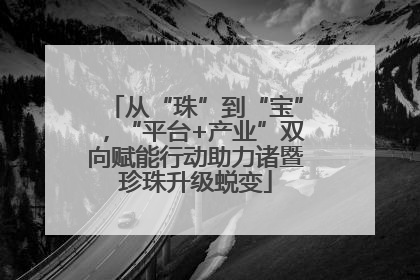 从“珠”到“宝”，“平台+产业”双向赋能行动助力诸暨珍珠升级蜕变