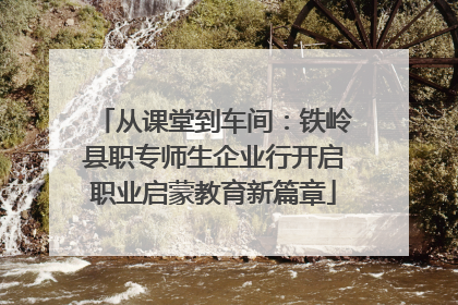 从课堂到车间：铁岭县职专师生企业行开启职业启蒙教育新篇章