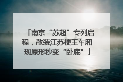 南京“苏超”专列启程，散装江苏梗王车厢现原形秒变“卧底”