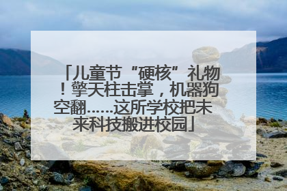 儿童节“硬核”礼物！擎天柱击掌，机器狗空翻……这所学校把未来科技搬进校园