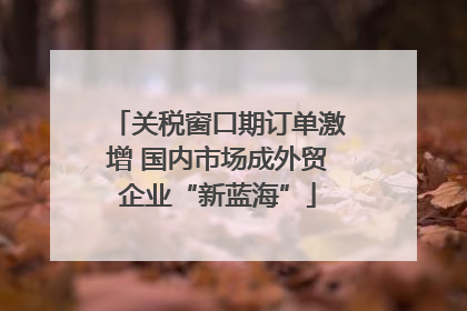 关税窗口期订单激增 国内市场成外贸企业“新蓝海”