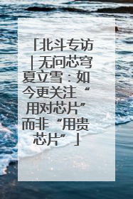 北斗专访｜无问芯穹夏立雪：如今更关注“用对芯片”而非“用贵芯片”