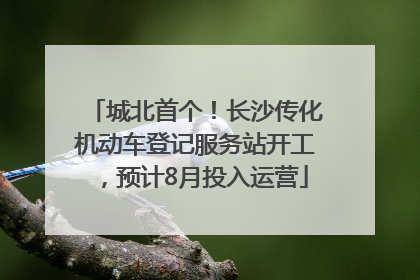 城北首个！长沙传化机动车登记服务站开工，预计8月投入运营