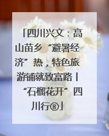 四川兴文：高山苗乡“避暑经济”热，特色旅游铺就致富路丨“石榴花开”四川行⑧