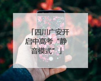 四川广安开启中高考“静音模式”