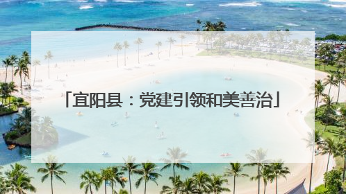 宜阳县：党建引领和美善治
