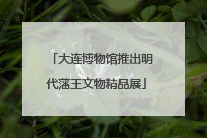 大连博物馆推出明代藩王文物精品展