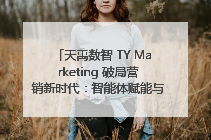 天禹数智 TY Marketing 破局营销新时代：智能体赋能与人才培育双轮驱动
