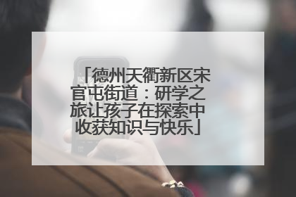 德州天衢新区宋官屯街道：研学之旅让孩子在探索中收获知识与快乐