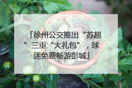 徐州公交推出“苏超”三重“大礼包”，球迷免费畅游彭城
