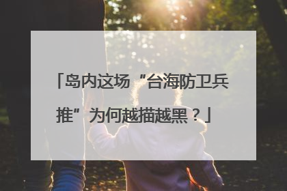 岛内这场“台海防卫兵推”为何越描越黑？