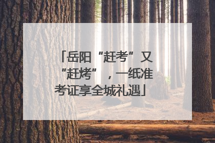 岳阳“赶考”又“赶烤”，一纸准考证享全城礼遇