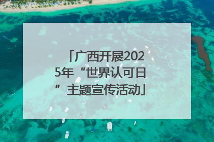 广西开展2025年“世界认可日”主题宣传活动