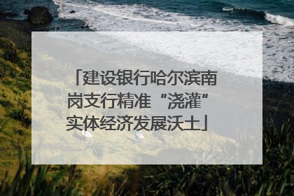 建设银行哈尔滨南岗支行精准“浇灌”实体经济发展沃土