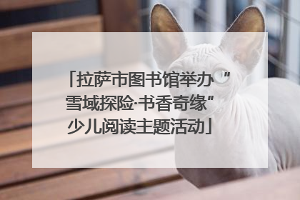 拉萨市图书馆举办“雪域探险·书香奇缘”少儿阅读主题活动