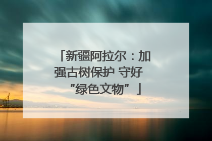 新疆阿拉尔：加强古树保护 守好“绿色文物”