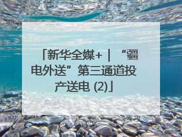 新华全媒+｜“疆电外送”第三通道投产送电 (2)