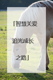 智慧关爱 追光成长之路