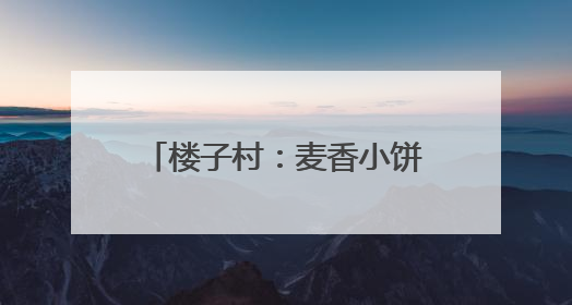 楼子村：麦香小饼温暖幸福院 撂荒地变“金饭碗”