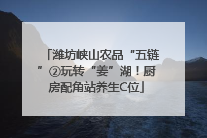 潍坊峡山农品“五链”②玩转“姜”湖！厨房配角站养生C位
