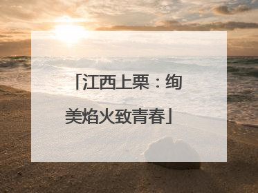 江西上栗：绚美焰火致青春