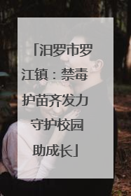 汨罗市罗江镇：禁毒护苗齐发力 守护校园助成长
