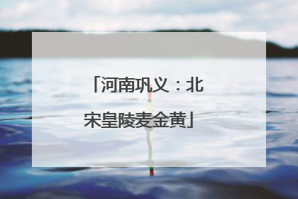 河南巩义：北宋皇陵麦金黄