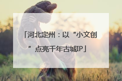 河北定州：以“小文创”点亮千年古城IP