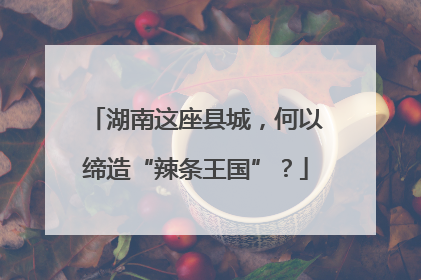 湖南这座县城，何以缔造“辣条王国”？