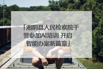 湘阴县人民检察院干警参加AI培训 开启智能办案新篇章