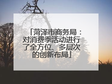菏泽市商务局：对消费季活动进行了全方位、多层次的创新布局