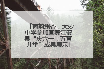 荷韵飘香，大妙中学参加宜宾江安县“庆六一，五育并举”成果展示