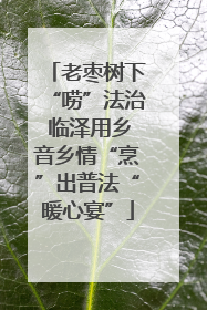 老枣树下“唠”法治 临泽用乡音乡情“烹”出普法“暖心宴”