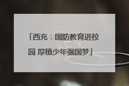 西充：国防教育进校园 厚植少年强国梦