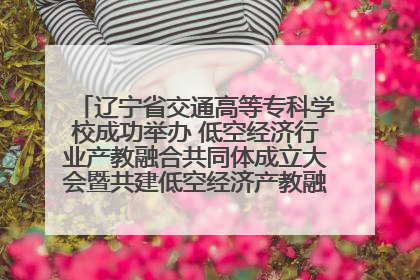辽宁省交通高等专科学校成功举办 低空经济行业产教融合共同体成立大会暨共建低空经济产教融合新生态论坛