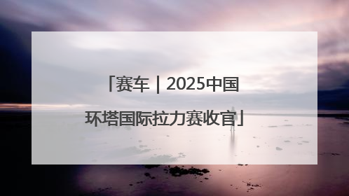 赛车｜2025中国环塔国际拉力赛收官