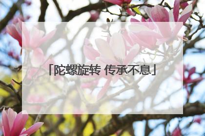 陀螺旋转 传承不息