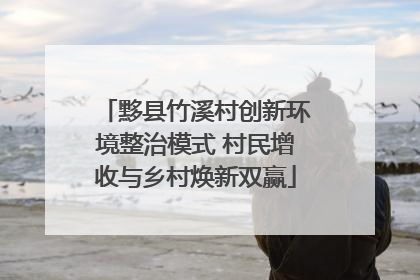 黟县竹溪村创新环境整治模式 村民增收与乡村焕新双赢